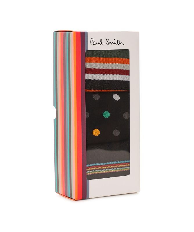 Paul Smith Mixed Signature Stripe Socks 3 Pack
