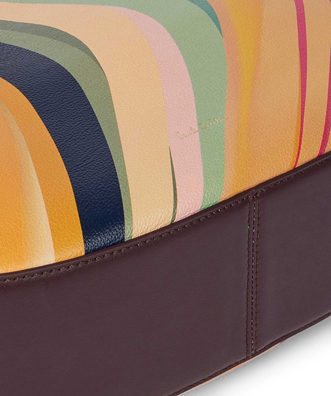 Paul Smith Dusky Swirl Leather Round Hobo Bag