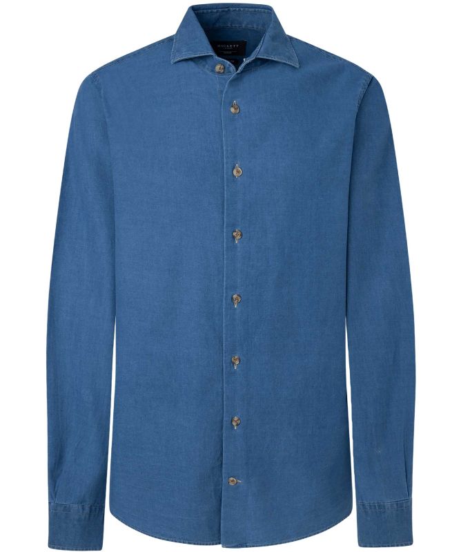 Hackett Classic Fit Denim Shirt