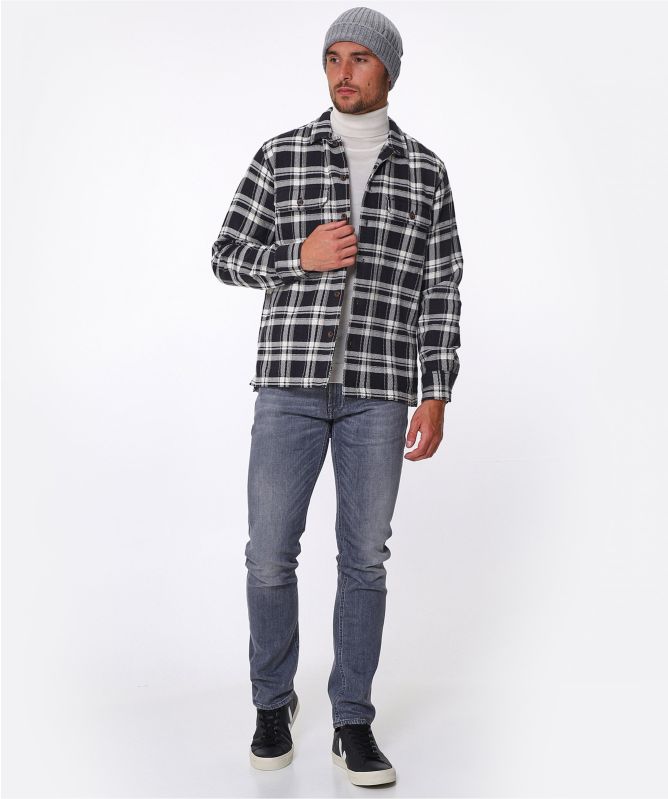 Universal Works Heavy Twill Check Utility Shirt