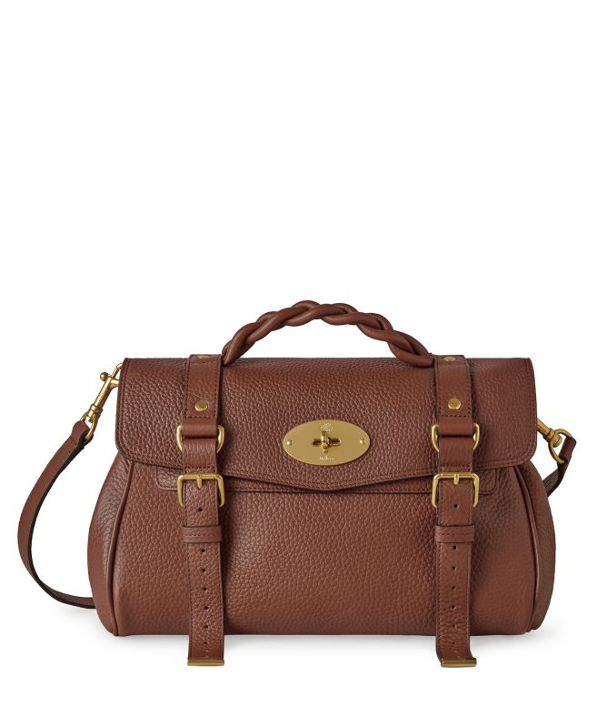 Mulberry Alexa Heavy Grain Satchel Bag