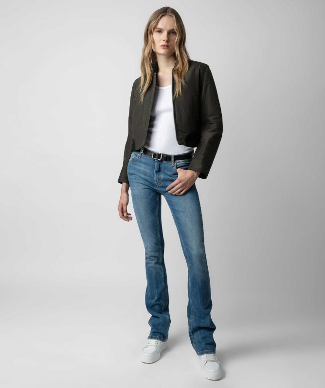 Zadig and Voltaire Bunta Leather Reversible Jacket