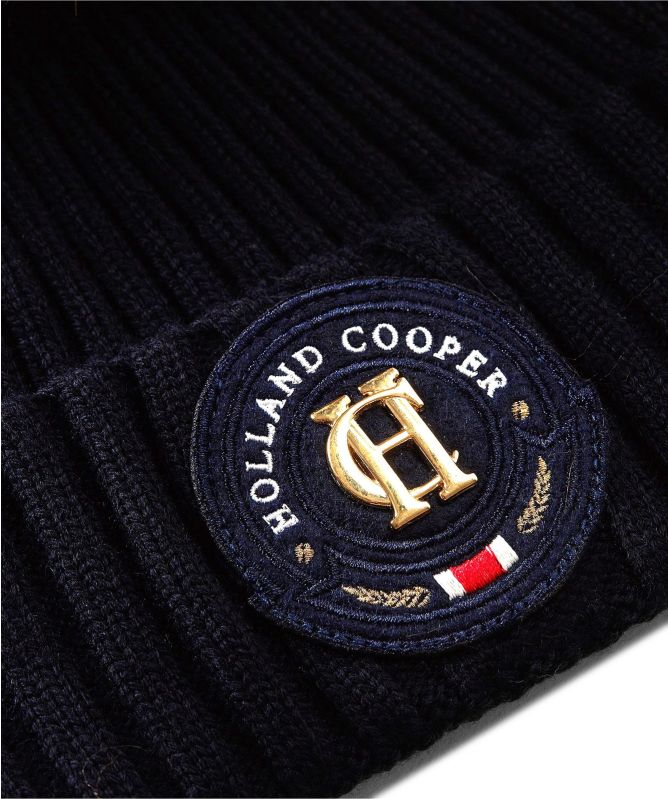 Holland Cooper Equi Wool Bobble Hat