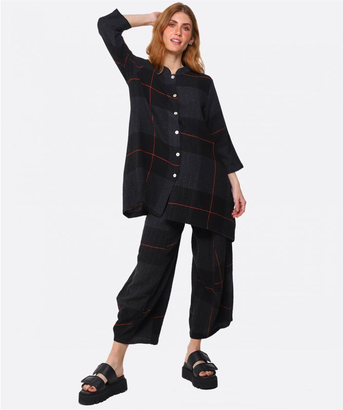 Thanny Mufasa Prince Of Wales Cropped Pants