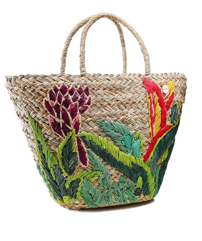 Uzurii Raffia Beach Bag
