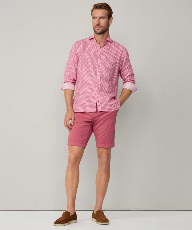 Hackett Linen Star Print Shirt