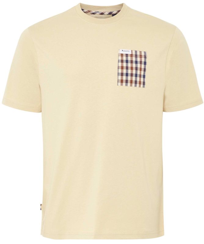 Aquascutum Club Check Pocket T-Shirt