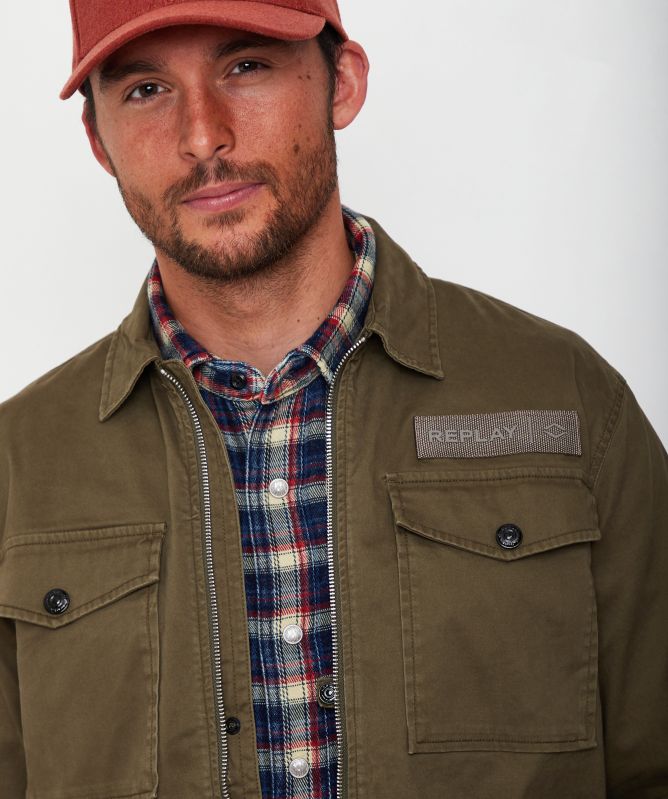 Replay Zip-Through Overshirt