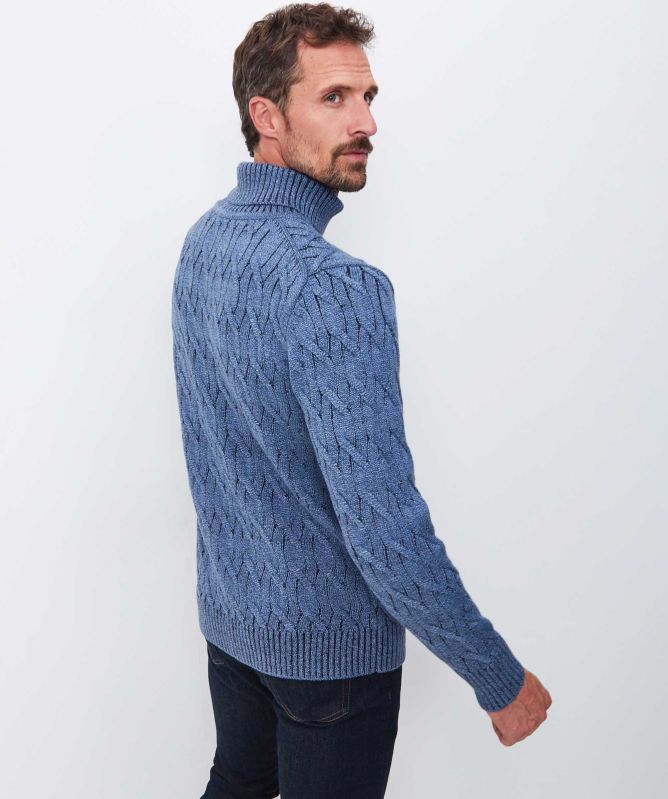 Thomas Maine Cable Roll Neck Jumper