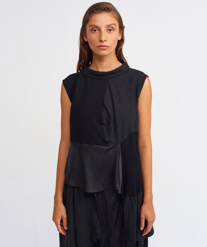 NU London Hemp Asymmetrical Vest