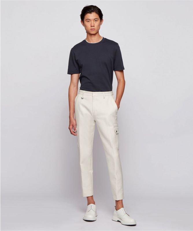 BOSS Jacquard Stripe Tiburt 214 T-Shirt