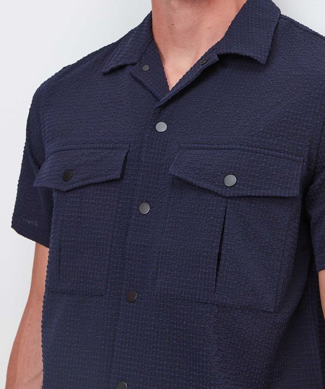 Paul Smith Seersucker Short Sleeve Shirt