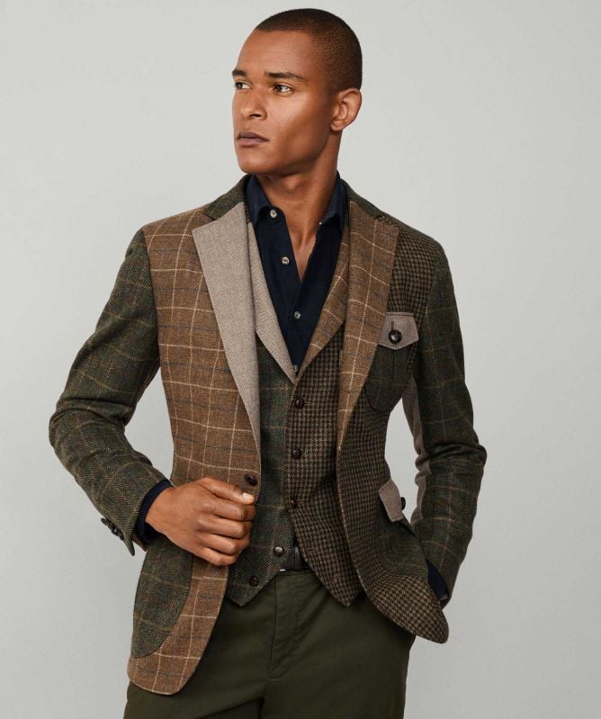 Hackett Patchwork Blazer