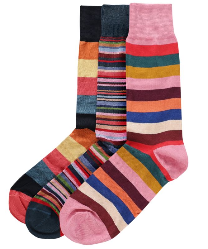 Paul Smith Striped Socks 3 Pack