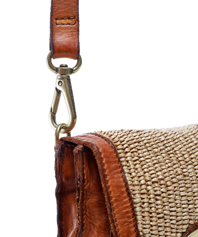Campomaggi Straw Veracruz Crossbody Bag