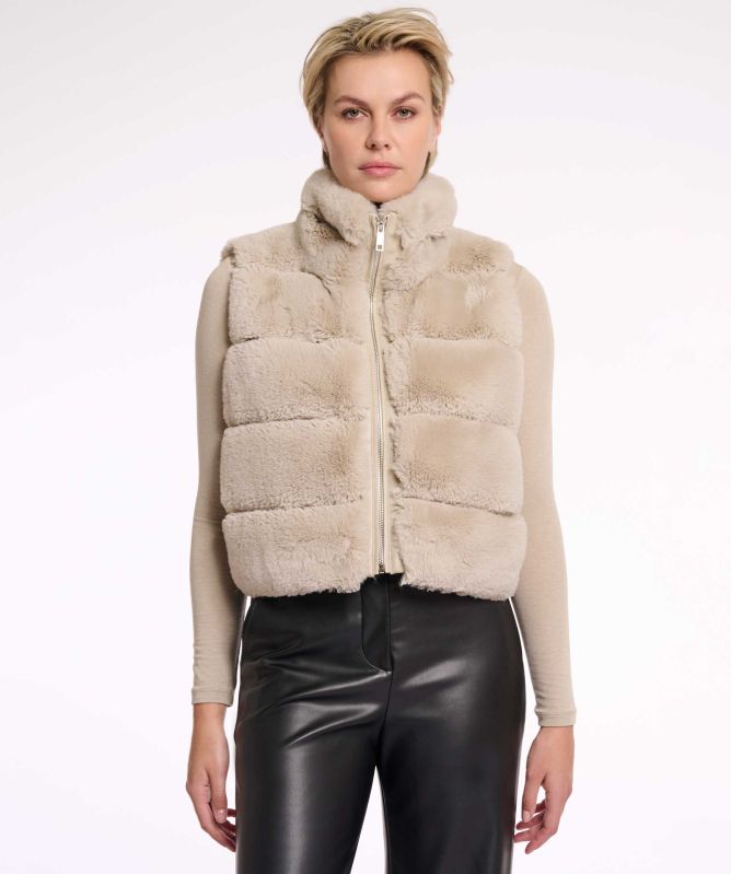 Rino and Pelle May Faux Fur Gilet