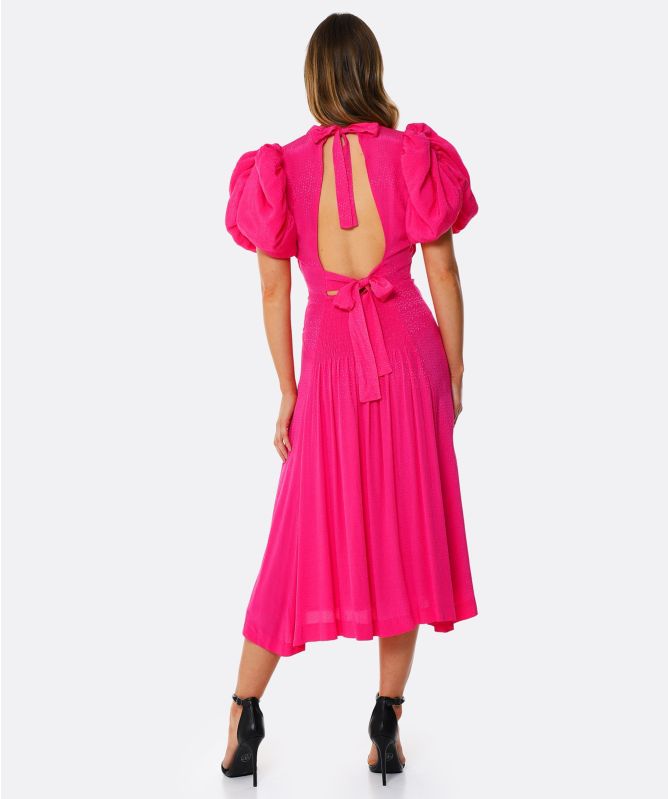 strapless open back dress Rotate // Puff Open Back Dress  VSP Consignment