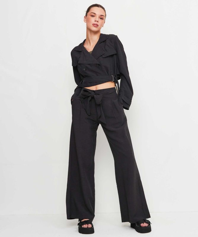 Lurdes Bergada Cropped Trench Coat