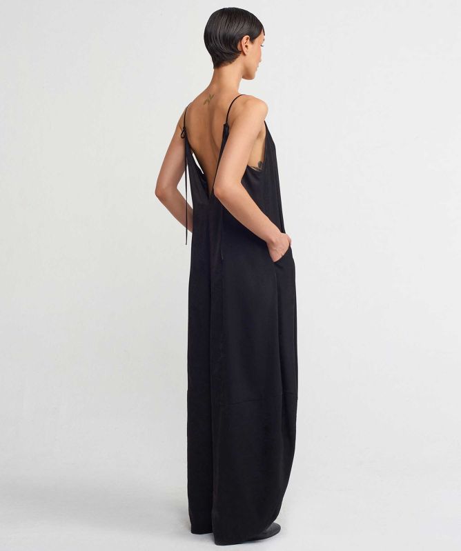 NU London Velvet-Look Satin Jumpsuit