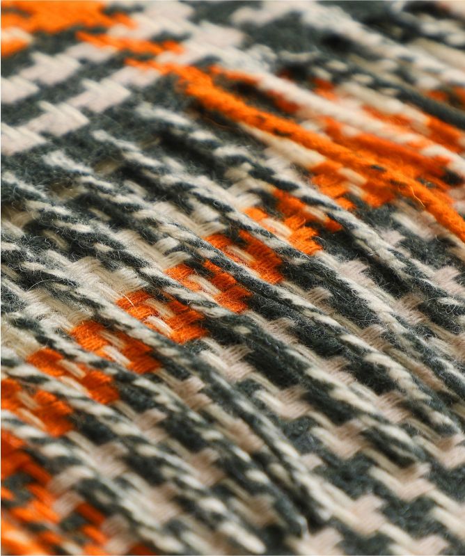 Hackett Merino Cashmere Check Scarf