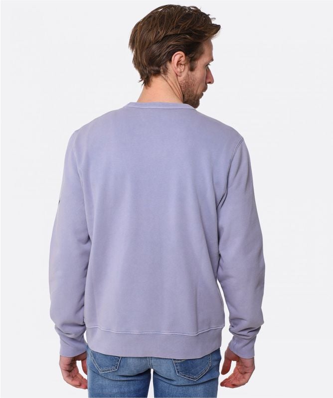 ★Paul Smith★ Happy Sweatshirt Purple M2R958XEK2116953 PS by Paul Smith Purple Crew Neck Happy Sweatshirt | Jules B