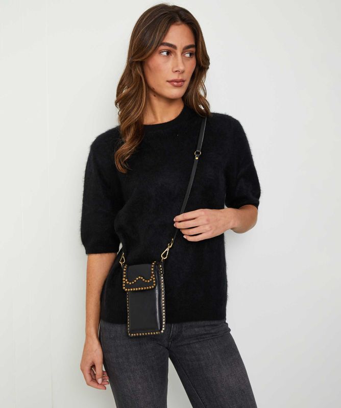 Campomaggi Rivet Detail Phone Pouch