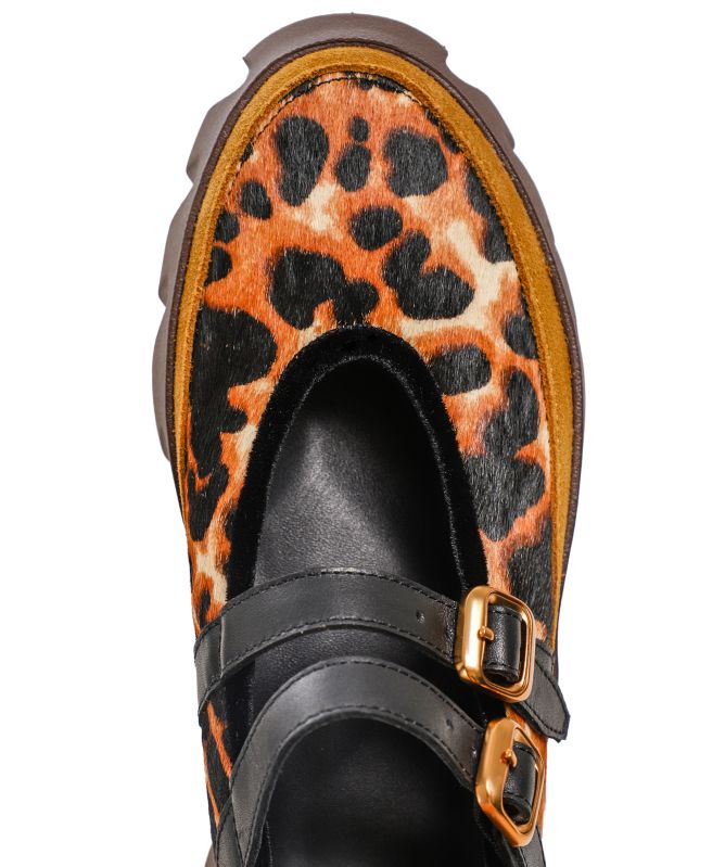 4CCCCEES Tura Ballet Leopard Shoes