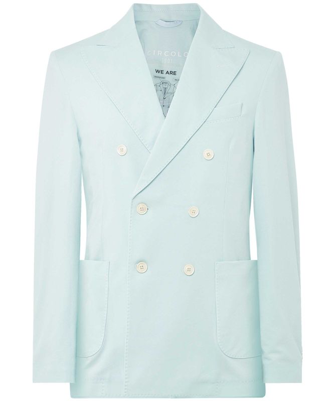 Circolo 1901 Mercerised Double Breasted Blazer