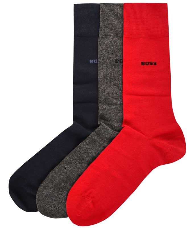 BOSS Regular Length Socks 3 Pack