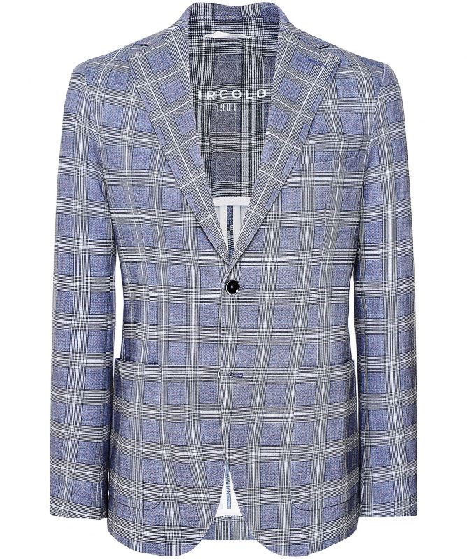 Circolo 1901 Slim Fit Prince of Wales Check Jacket