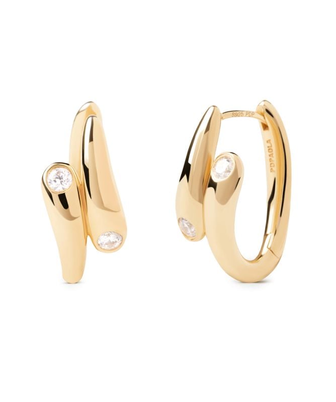 PDPAOLA Caramelle Hoop Earrings