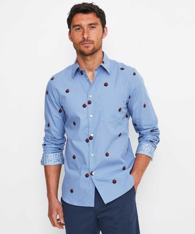 Tシャツ・カットソー Paul Smith MENS TAILORED FIT SHIRT Paul Smith Tailored Fit Tomato Shirt