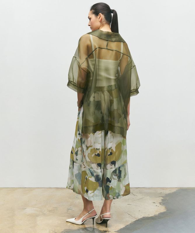 Bize Sheer Organza Shirt