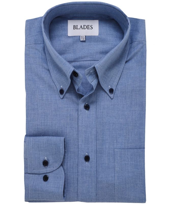 J. Blades Slim Fit Plain Shirt