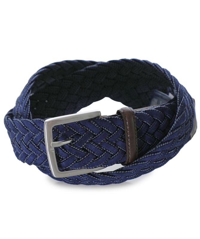Hackett Suede Braided Belt