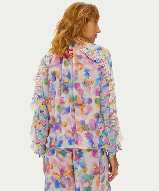 Me369 Holly Ruffle Blouse