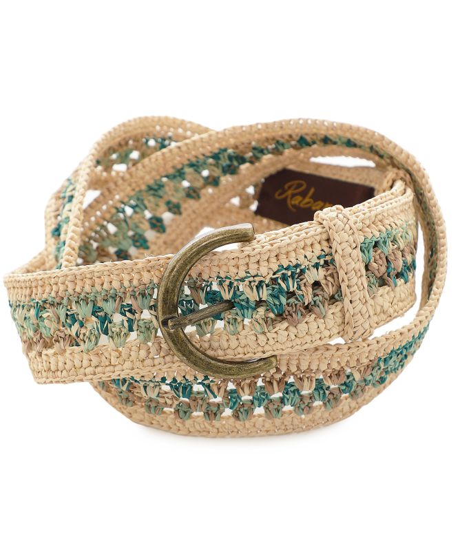Rabarany Handwoven Raffia Belt