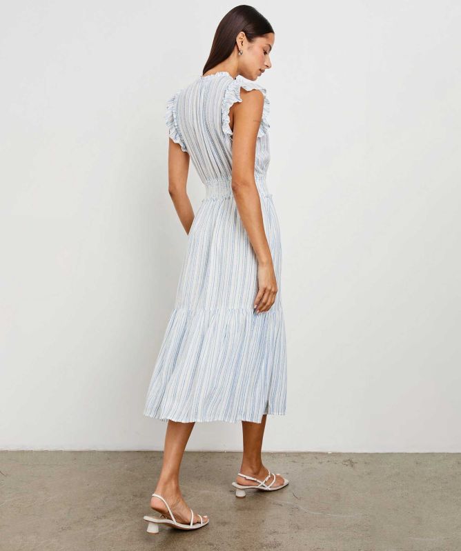 Rails Linen Garden Striped Dress