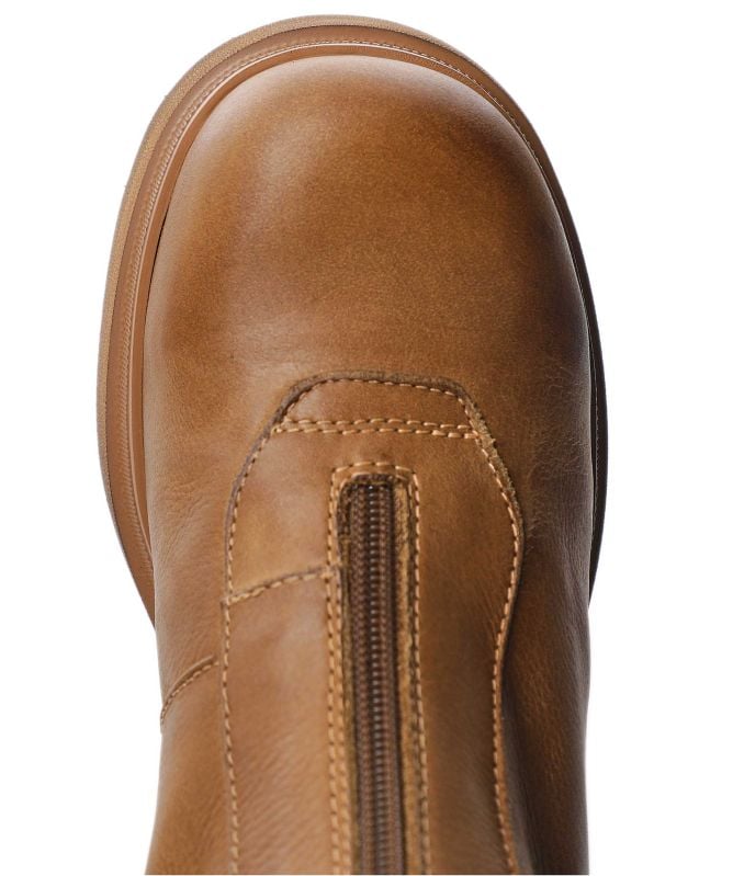 Lofina Zip Ankle Platform Boots