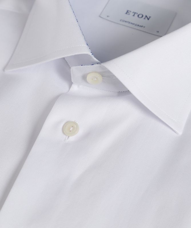 Eton Contemporary Fit Geo Trim Shirt