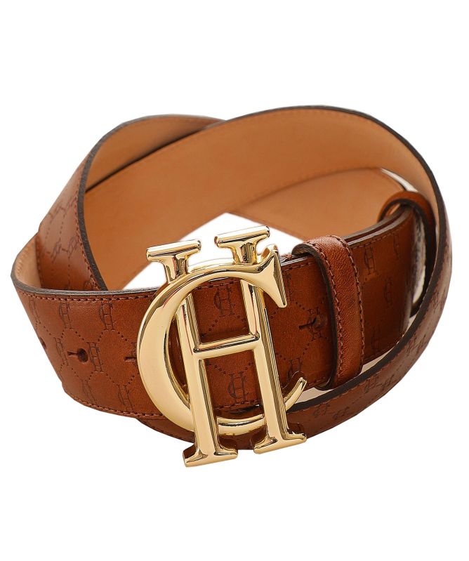 Holland Cooper Leather HC Classic Monogram Belt