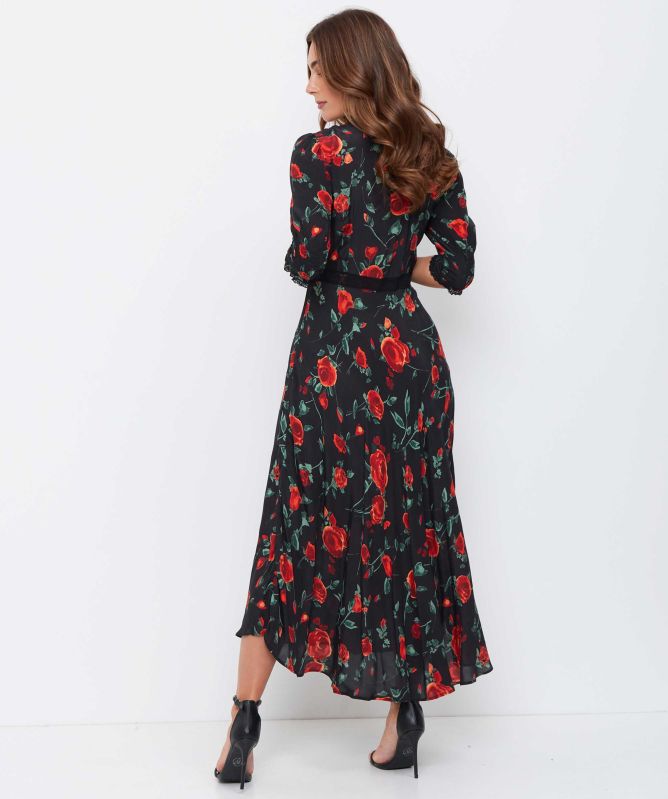 RIXO Amina Midi Dress