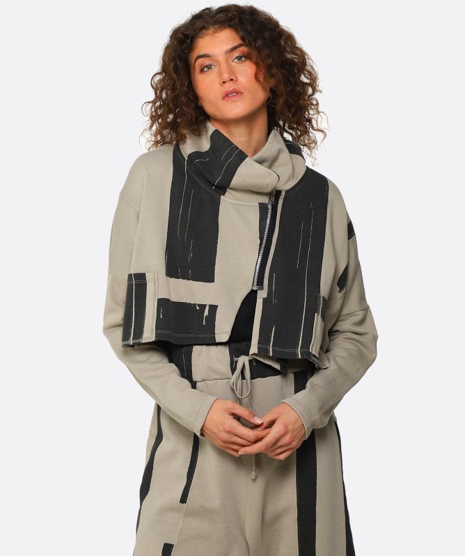 Lurdes Bergada Jersey Printed Jacket