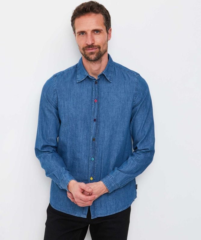 Paul Smith Tailored Fit Denim Shirt