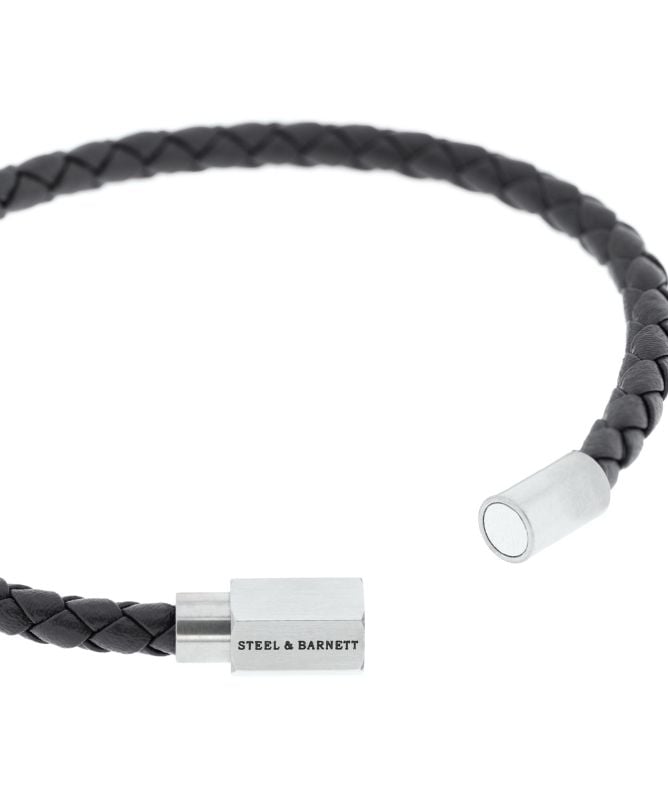 Steel and Barnett Luke Landon Leather Bracelet