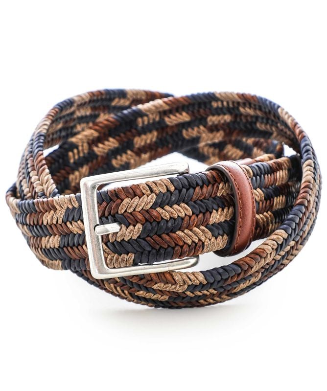 Leyva Woven Leather Belt
