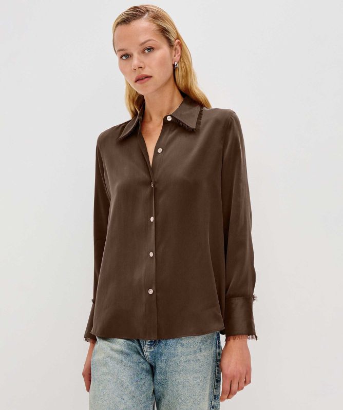Rails Abbey Frayed Shirt