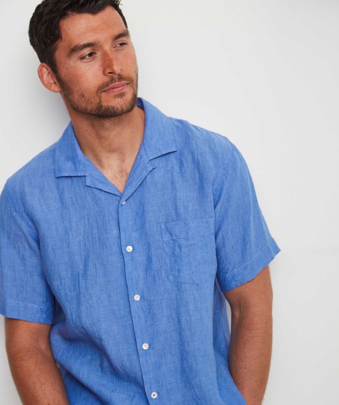 Linen Palm Shirt