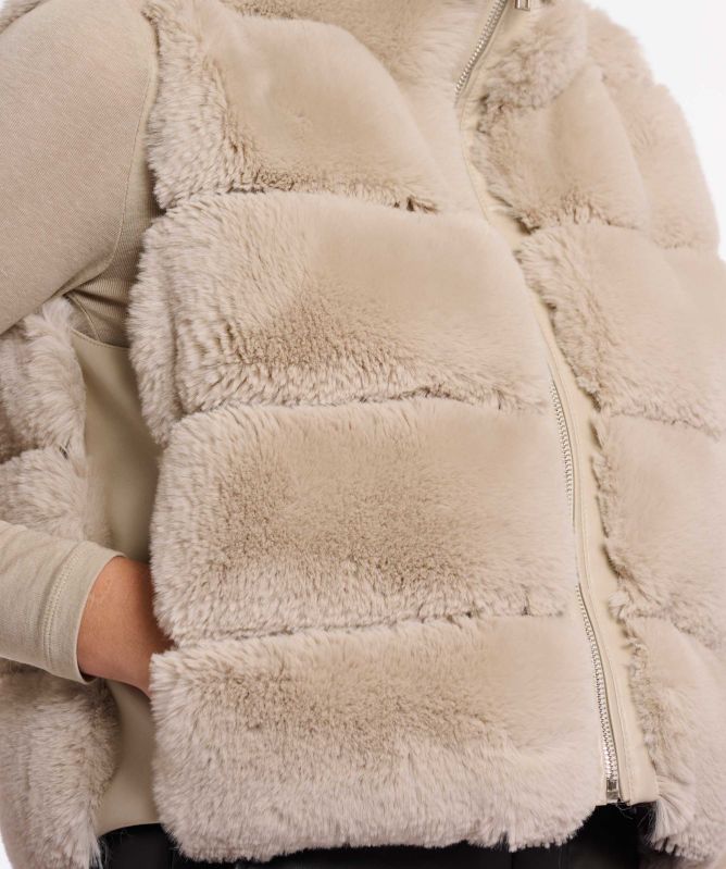 Rino and Pelle May Faux Fur Gilet
