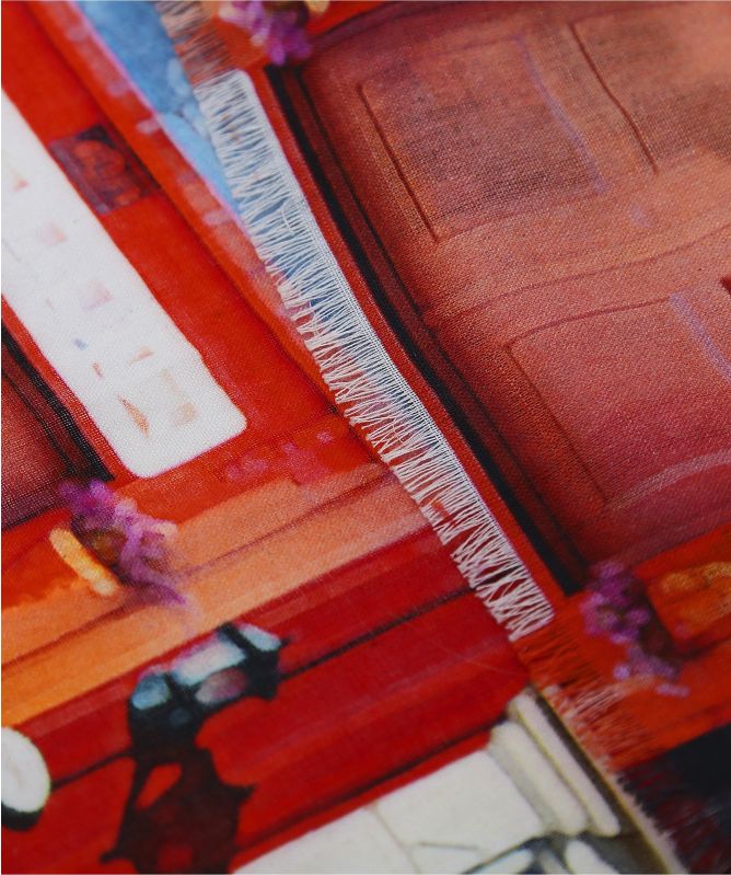 Ahujasons Door Print Scarf